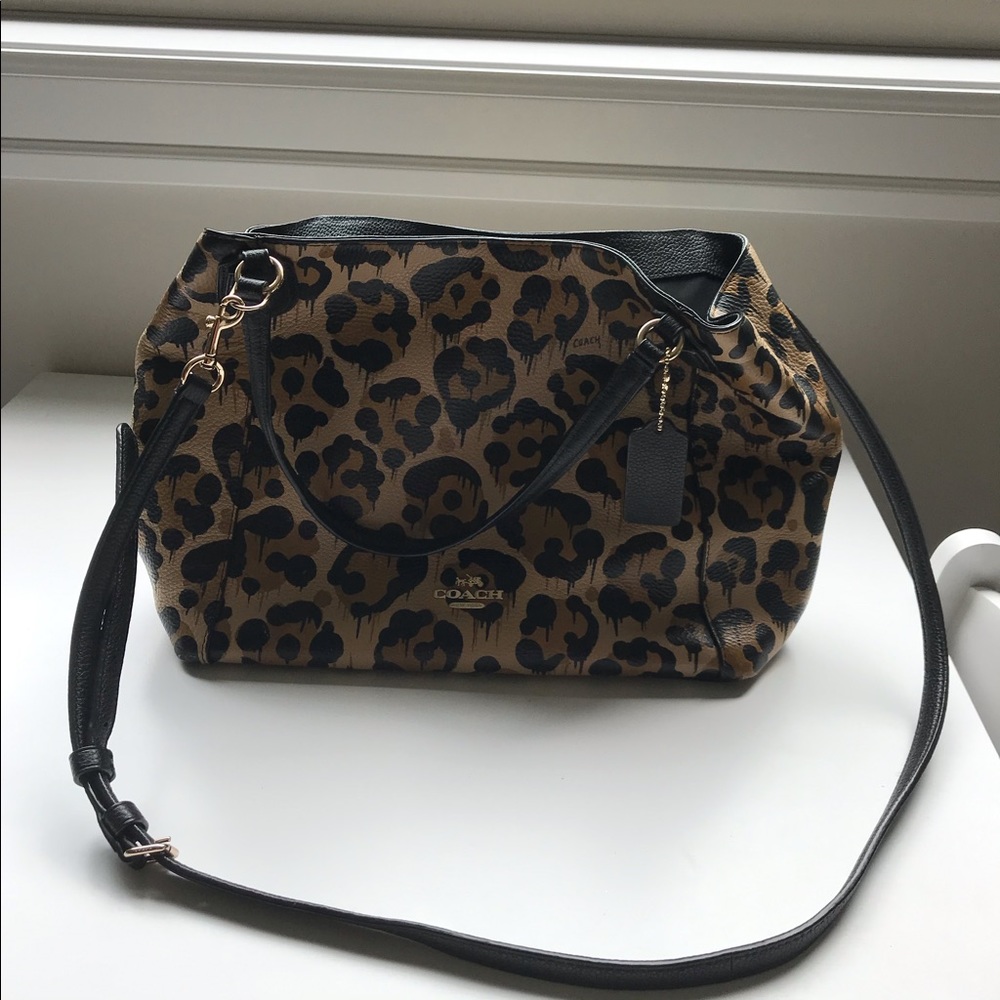Coach Leopard Crossbody Bag
